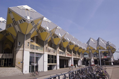 奇特建筑 荷兰，鹿特丹