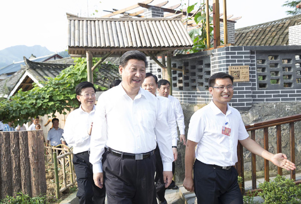 习近平考察贵州遵义花茂村